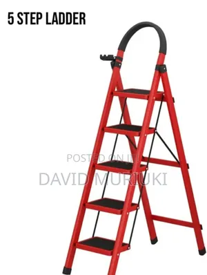 5step Ladders (Black Red)