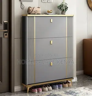 Shoe Rack: Modern Ultra Thin Flip Shoe Cabinet