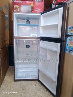 Clean Gray Samsung Fridge ( Working)