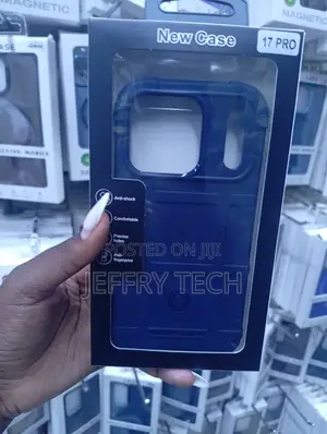 iPhone 17 Pro, Anti-Shock Protection,Blue Protective Phone Case