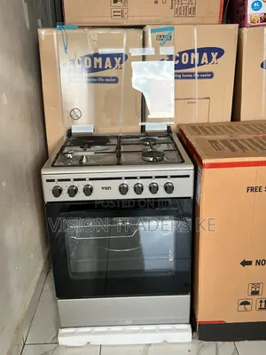 Von Vcf663151fsy 60*60cm 3g +1e Standing Jet Cooker With Oven Sensor