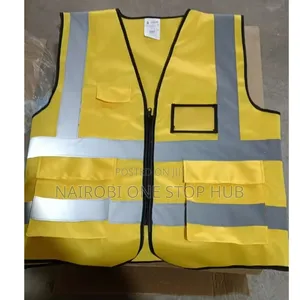 Mustard Yellow Reflective Vests