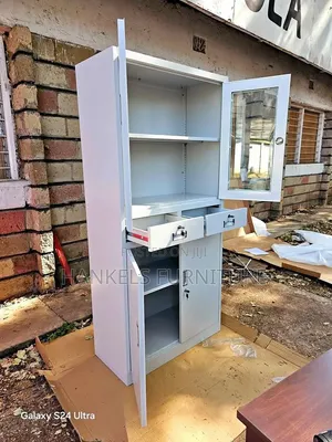 2 Door Metallic Office Cabinet – Durable Filing Cabinet