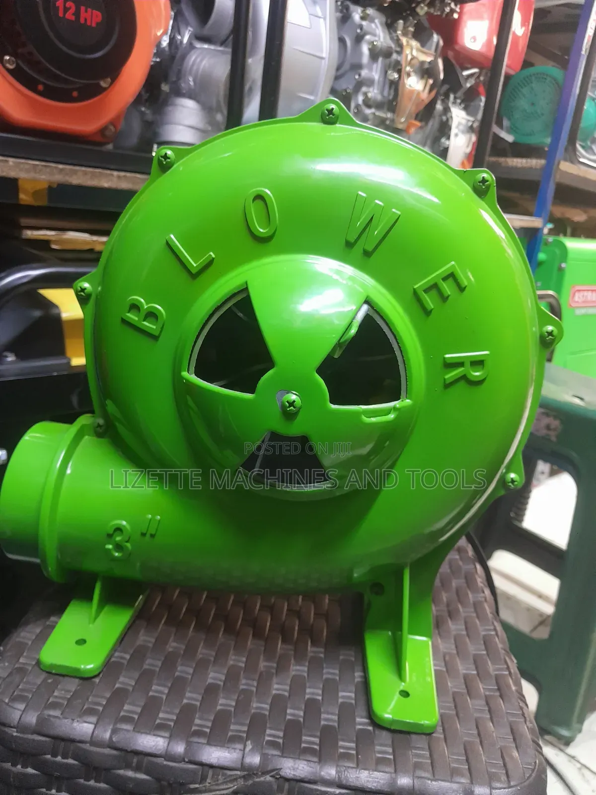 3" Industrial Electric Blower Single Phase