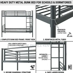 Bunk Bed: Durable Modern Kids Bunk Bed