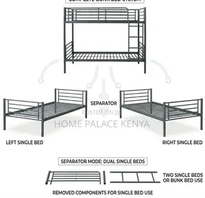 Bunk Bed: Durable Modern Kids Bunk Bed