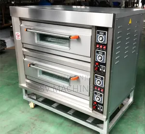 Heavy Duty 2 Deck 4 Tray Industrial Oven