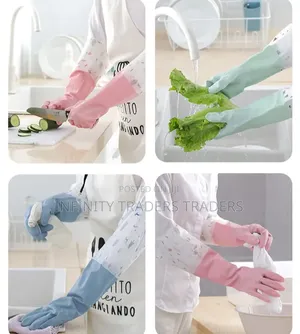 Long Silicone Waterproof Gloves