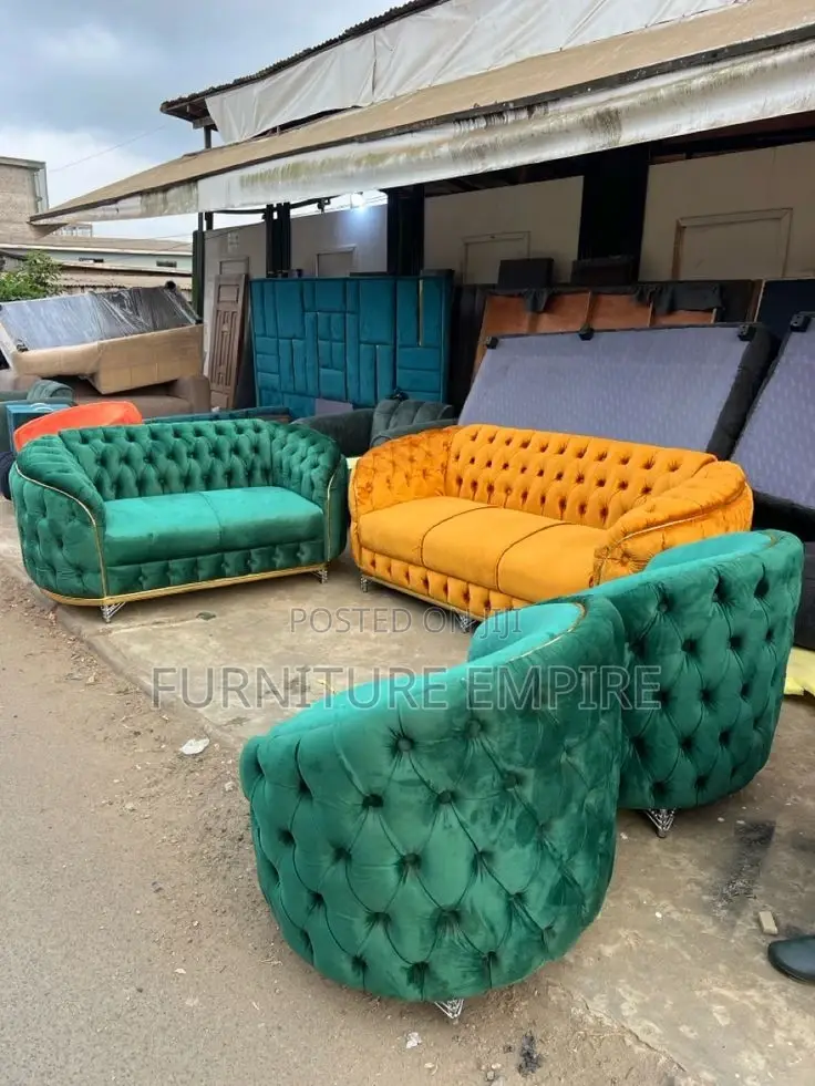 Velvet Luxe Sofa Set