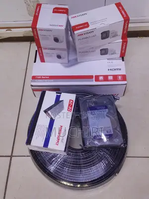 Set of 4 Hikvision CCTV Cameras Full Package Kit Hikvision