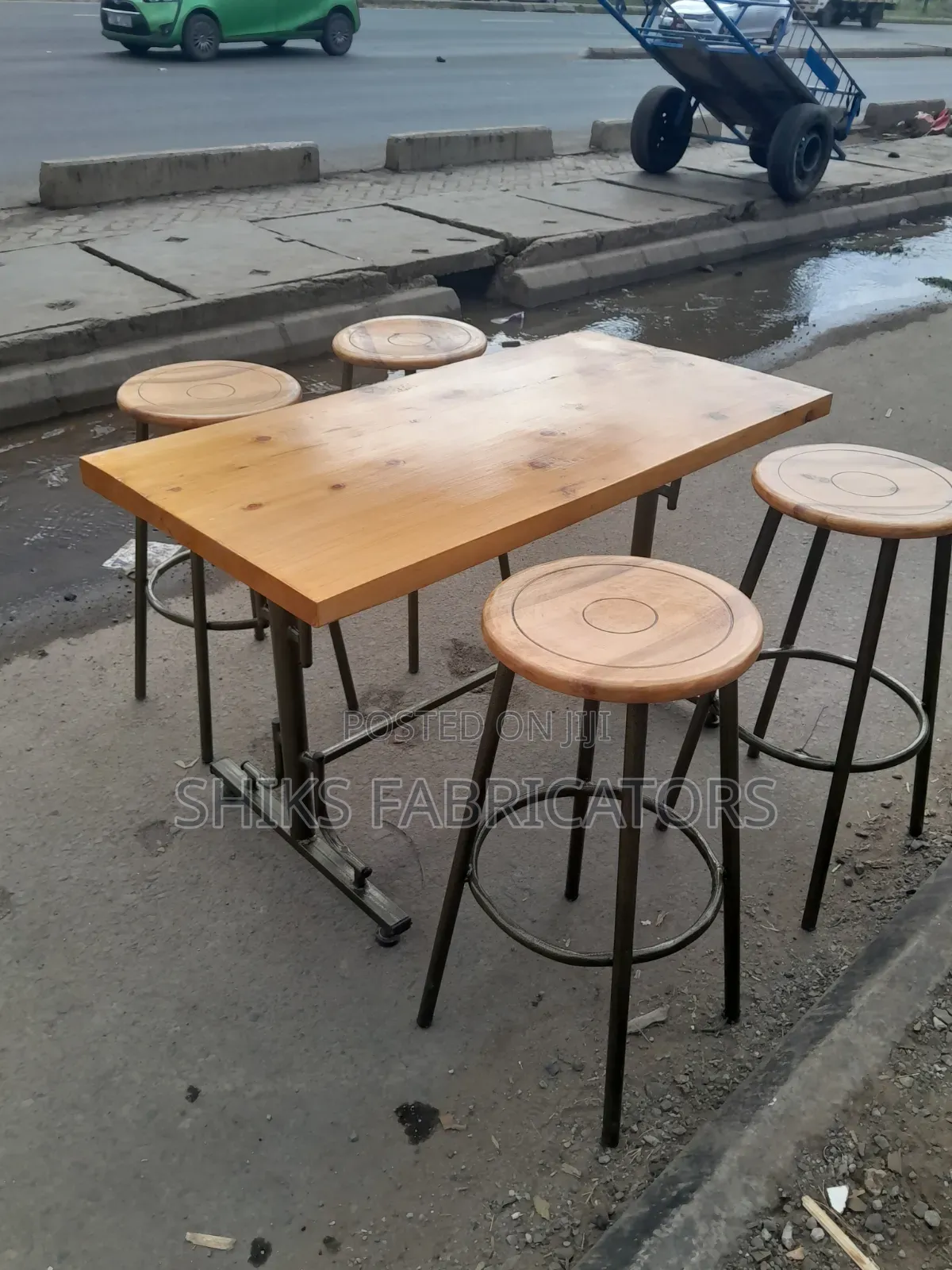 Wooden Table and Chairs