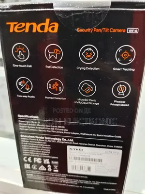 Tenda Security Pan/Tilt Camera. Cp3 Pro