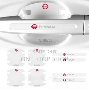 8pc Transparent Nissan Door Handle +Bowls Waterproof Stickers
