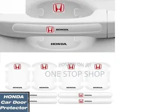 8pc Honda Branded Handle Cup Antiscratch Protective Film Stickers