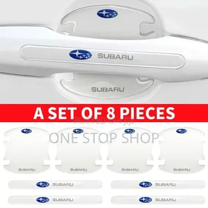 8pc Subaru Clea Qualit Silicone Durable Invisible Door Handle Stickers