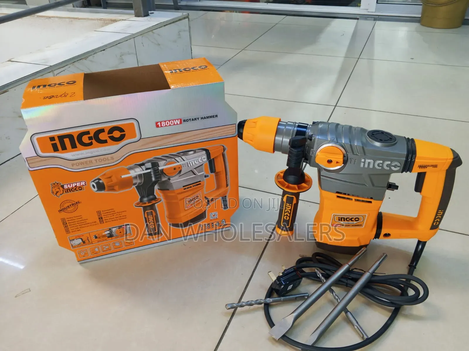 Heavy Duty Ingco 1800watts Rotary Hammer