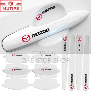 8pc Set of Protective Stickers for Mazda Car Handles Bowl