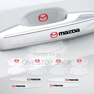 Mazda Branded Door Handle Cup Protector From Paint Scratch