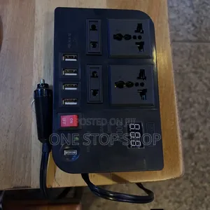 300w Car Smart Inverter 4ac Power Sockets+4usb Charging Ports