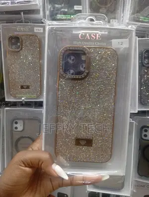 Midos Back Cover for iPhone 12 Glitter Diamond Bling .