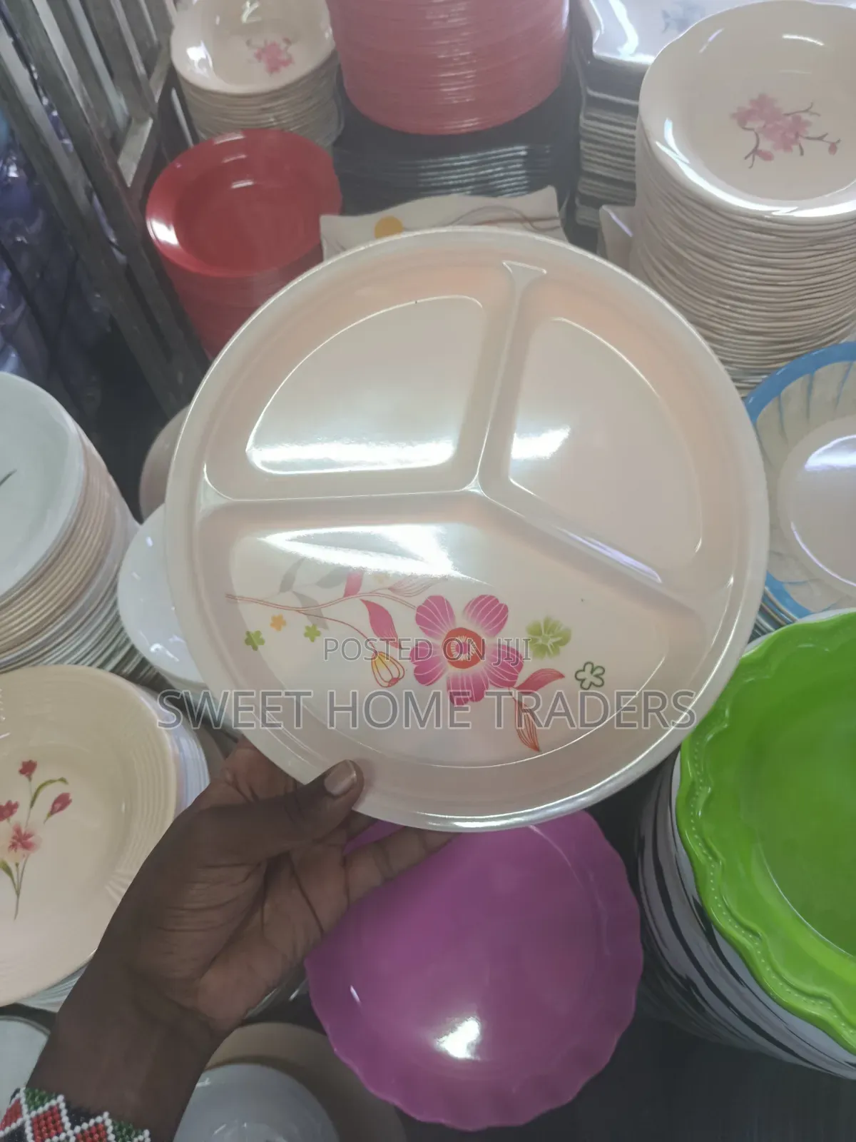 Patationed Melamine Plates 12pcs
