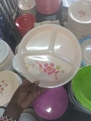 Patationed Melamine Plates 12pcs