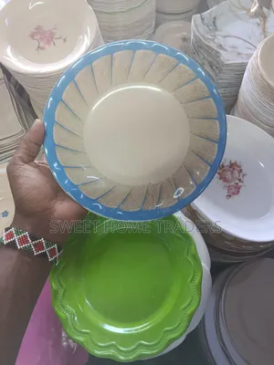 Quality Round Melamine Plates 12pcs