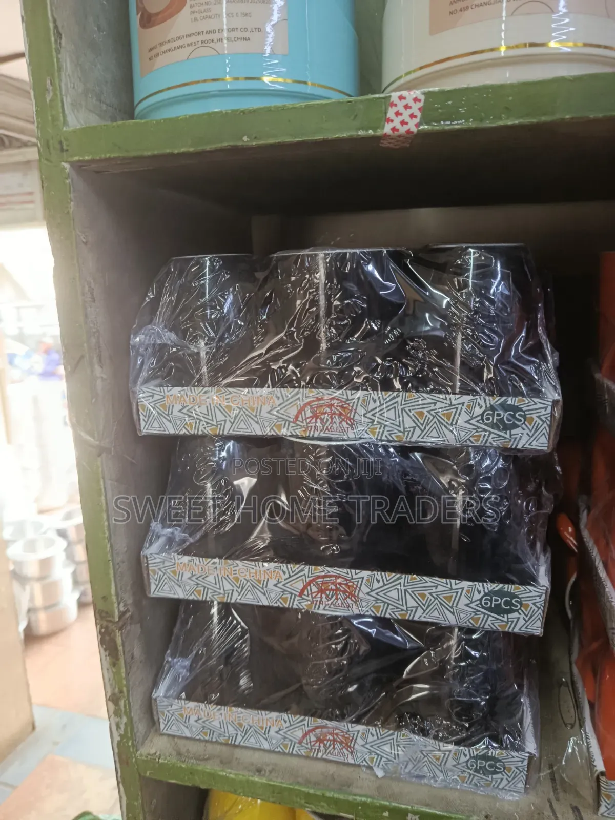 Quality Ceramic Cups Black 6 PCS