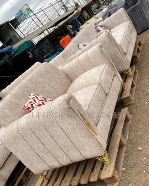 Cream Modern Sofa Set ( 2 Seater + 3 Seater Sofa)