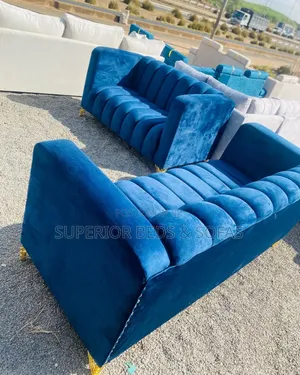 Ocean Blue 3 Seater + 3 Seater Sofa Set