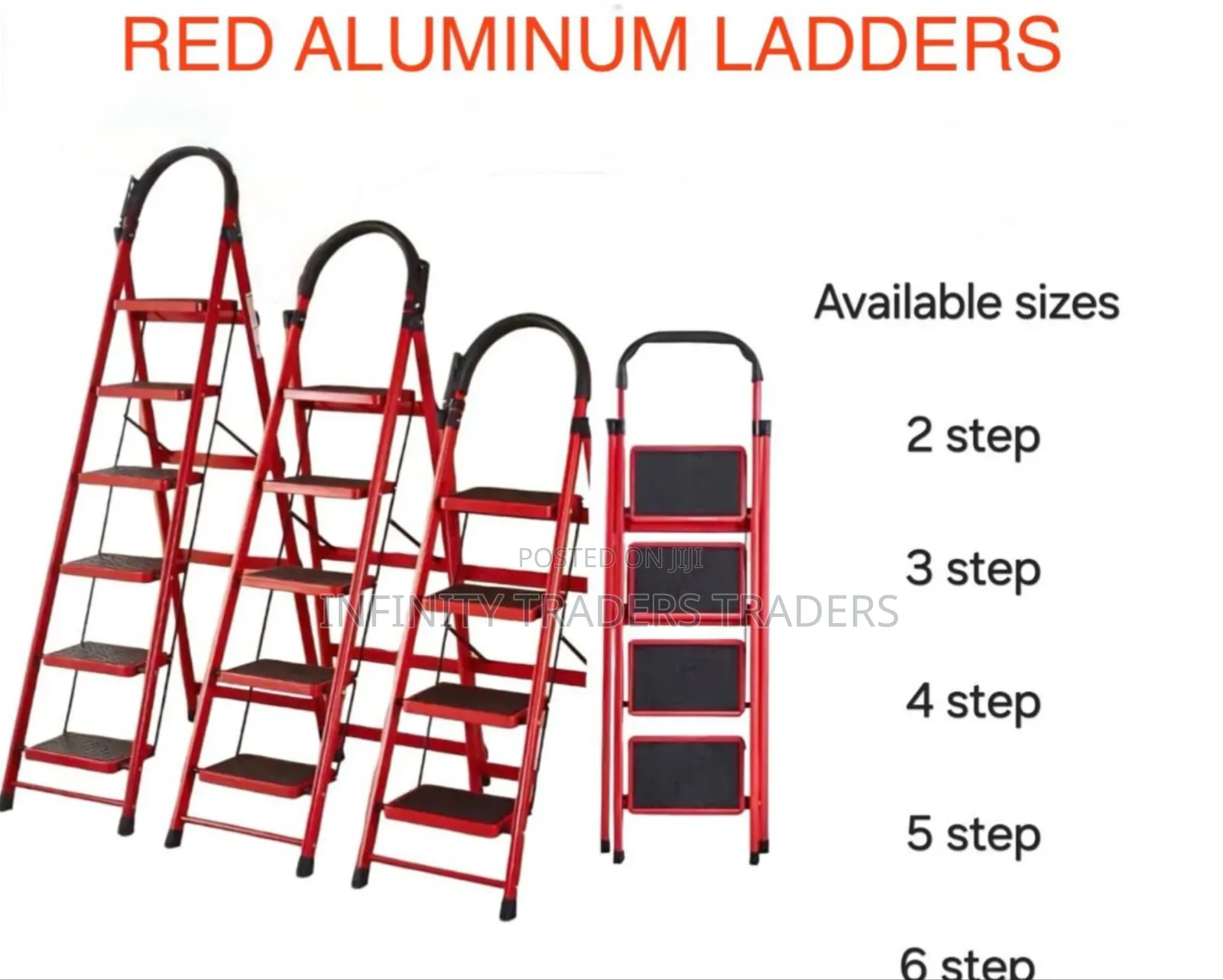 Red Step Ladders