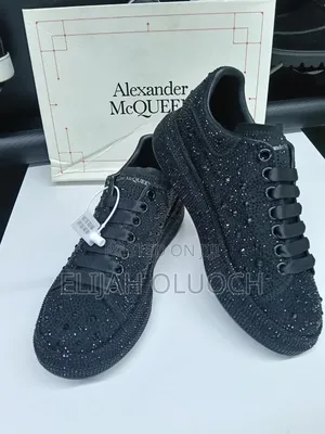 Alexander McQueen* Black _galaxy_ _Glitter_