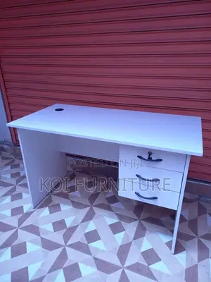 Office Desk; White Bow 1.2 Meters Home Office Study Desk