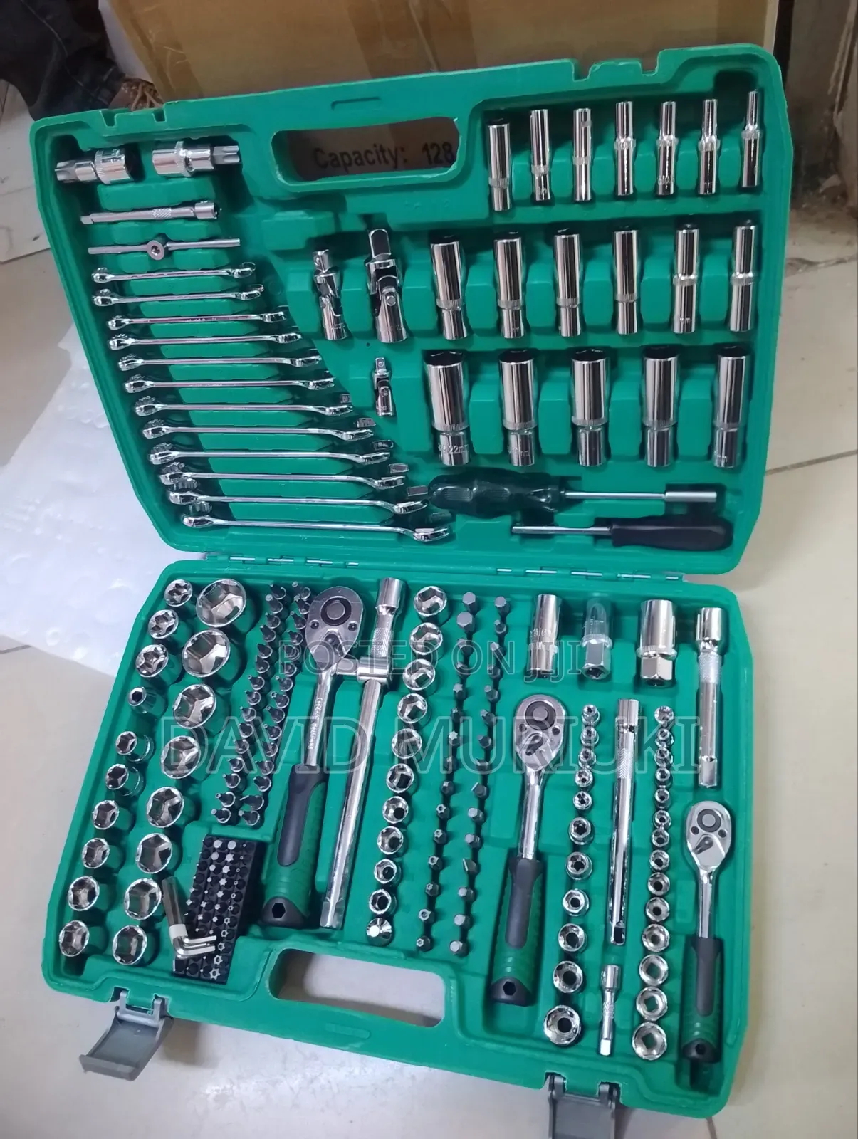 216pcs Ratchet Socket Tool Kit.