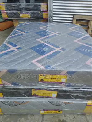 10 Inches 5×6 Sisily Quilted Fibre Mattress - Superb High Density