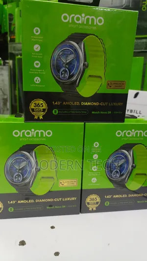 Oraimo Nova 2r Amoled Smart Watch With Health Tracking