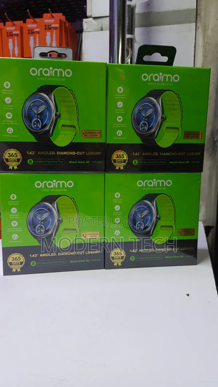 Oraimo Nova 2r Smart Watch With Spo2 Sleep Tracking