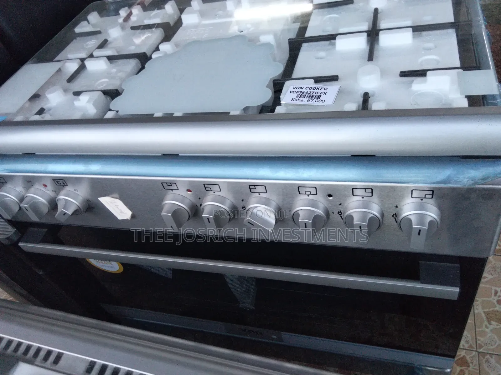 Von 6 Burner Cooker Size 90 by 60
