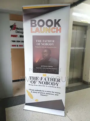 Book Launch Roll Up Banner