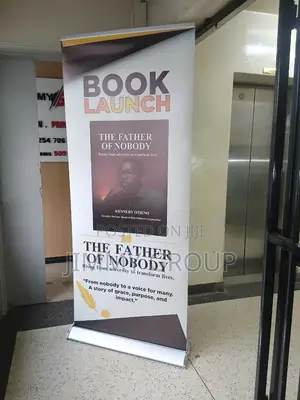 Book Launch Roll Up Banner