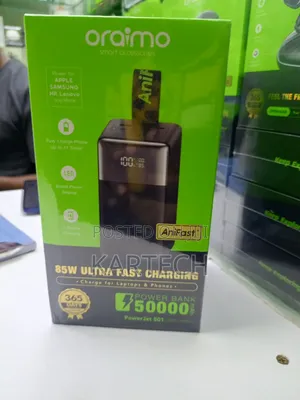 Oraimo Powerjet 501 50000mah Ultra Fast 85w Portable Power Bank