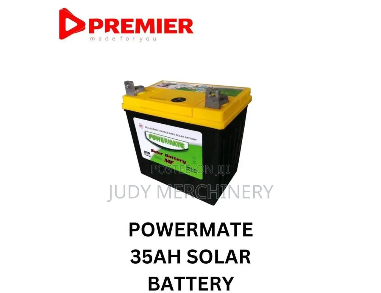 Premier Powermate 35ah Solar Battery