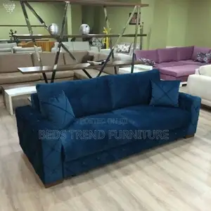 Velvet Sapphire 3 Seater