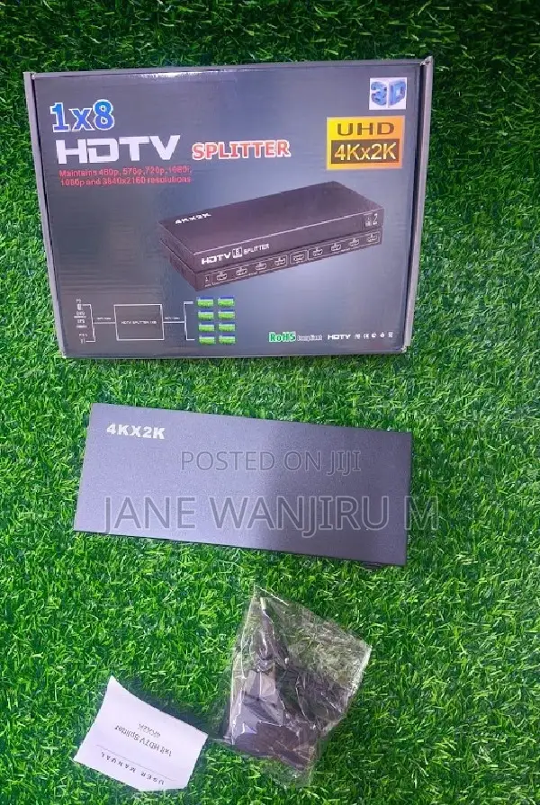 Hdmi Splitter Ultra Hd 1 Input 8 Output Device