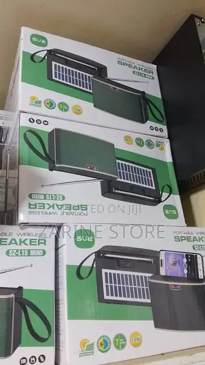 Portable Wireless Speaker With Heavy Bass 10w Solar Ac Rechargeable