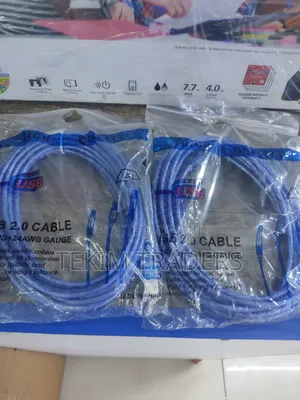 5m Blue Usb Printer Cable