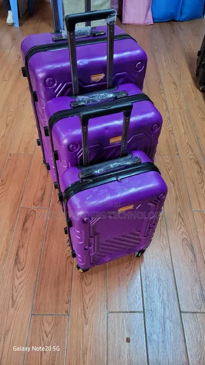 Luxurious 3 in 1 Unbreakable Suitcases Purple