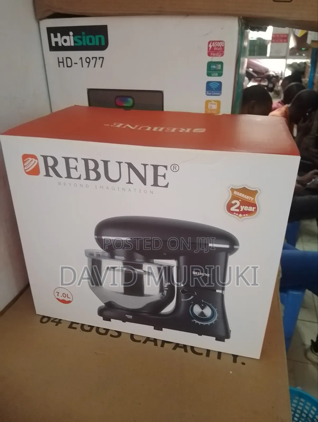 Rebune 7l Stand Mixer – Heavy Duty Baking Machine.