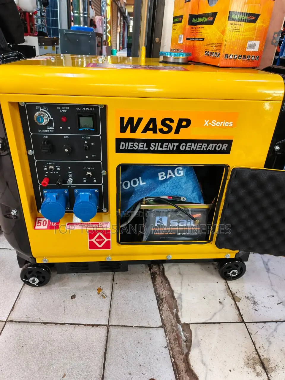 Wasp 10kva Single Phase Silent Diesel Generator With A.T.S
