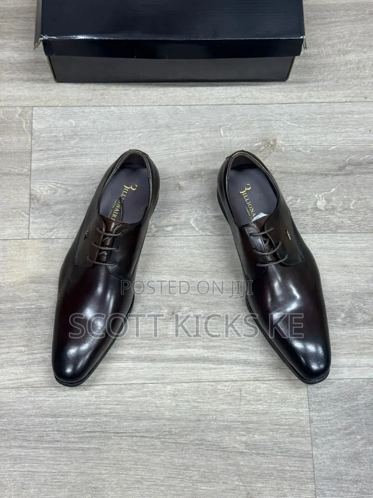 Billionaire Men Leather Officials